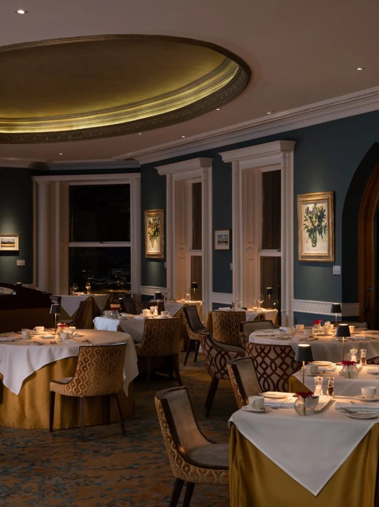 Culloden Estate and Spa, at the table