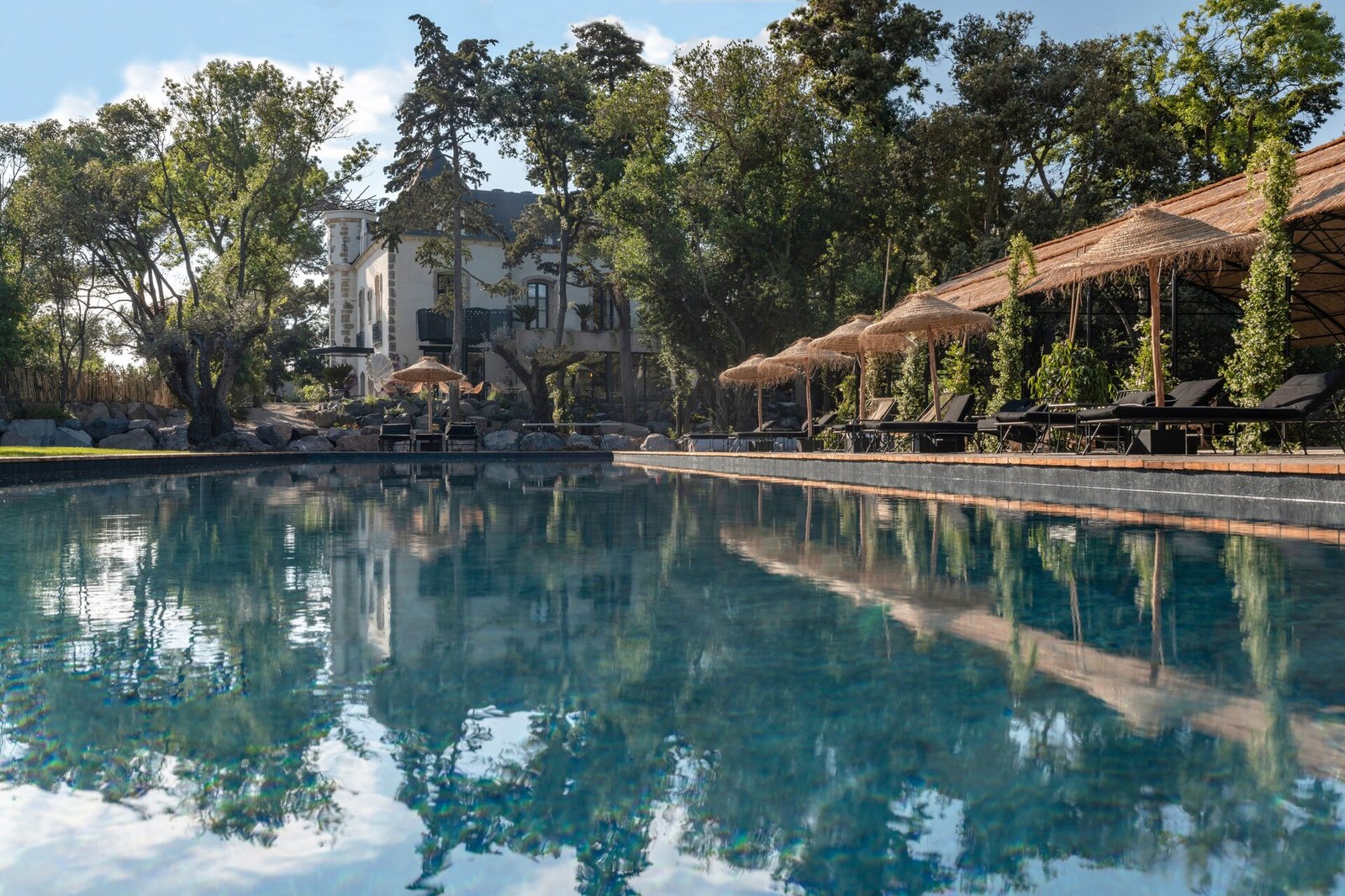 Domaine Tarbouriech, the pool