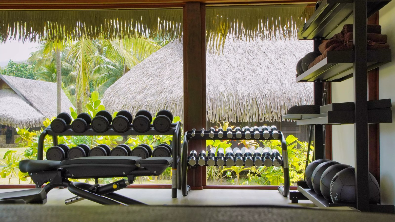 Sofitel Kia Ora Moorea Beach Resort, the spa and gym