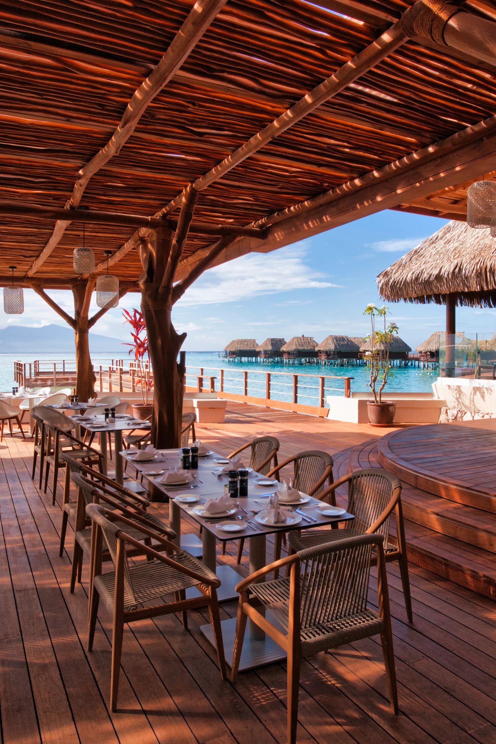 Sofitel Kia Ora Moorea Beach Resort, at the table