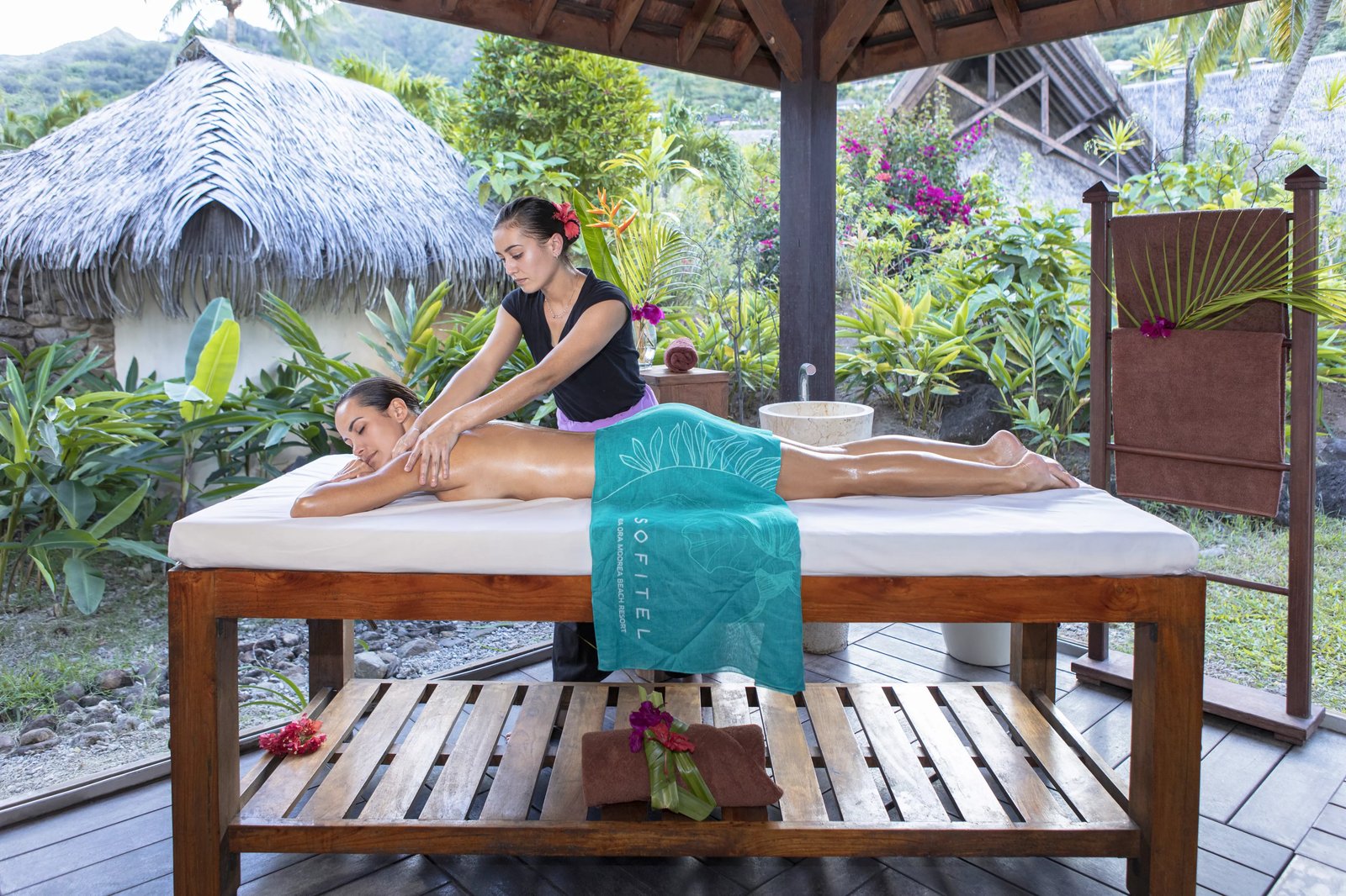 Sofitel Kia Ora Moorea Beach Resort, the spa and gym