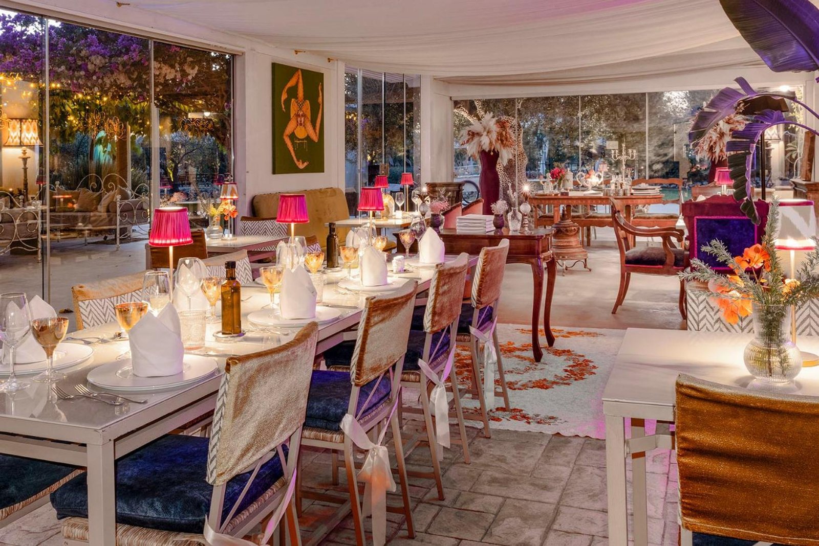 Zahir Country House, mènnula bistrot