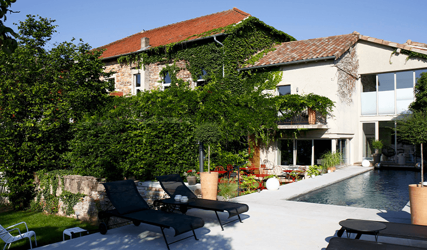 Auberge du Paradis, the pool