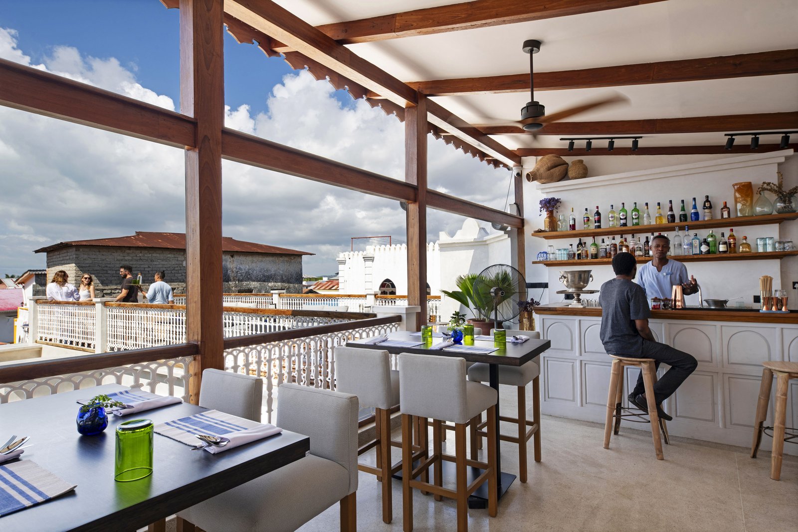 The Neela Boutique Hotel Stone Town, views rooftop bar & lounge