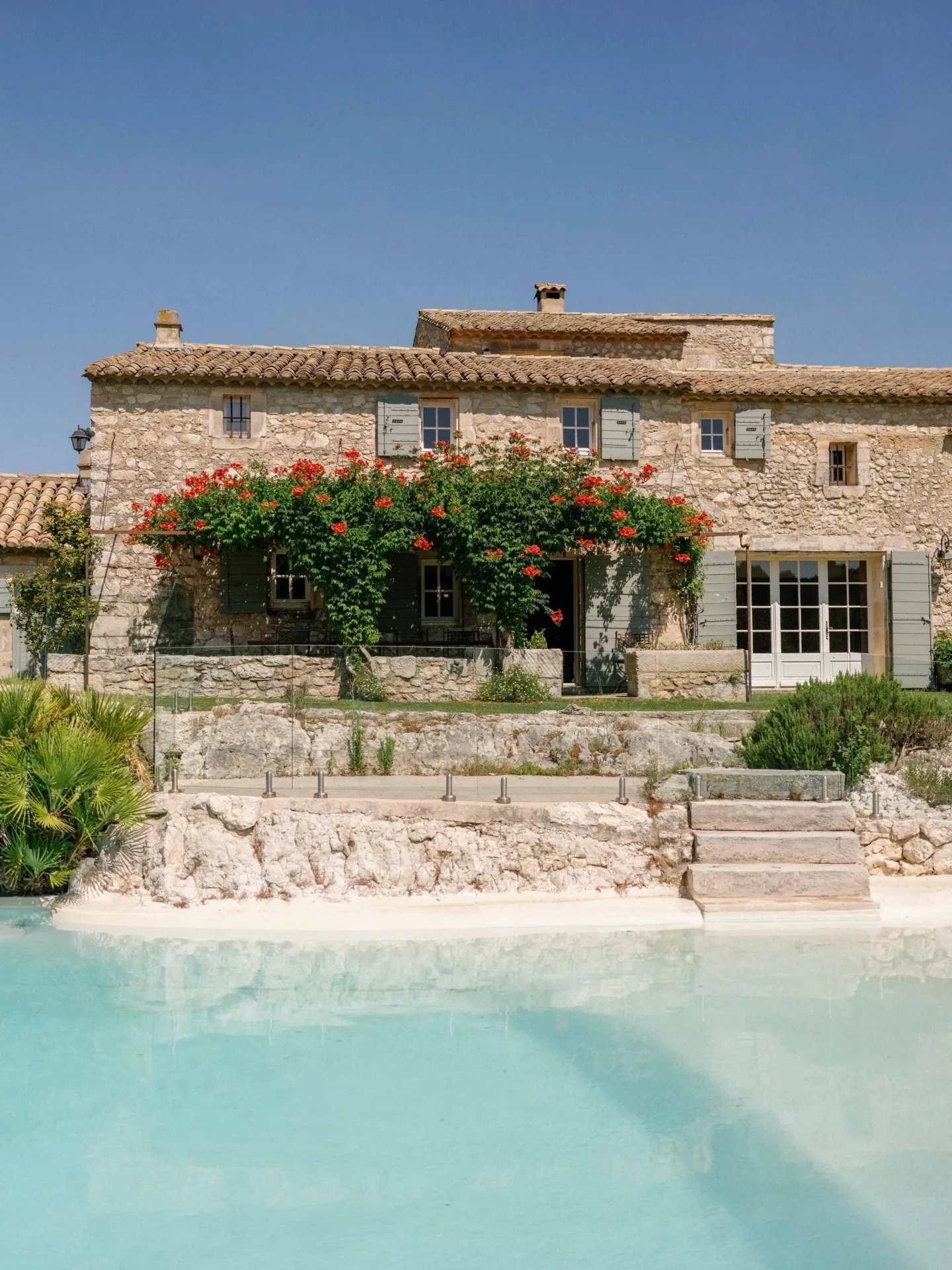 Le Mas de La Rose, the pool