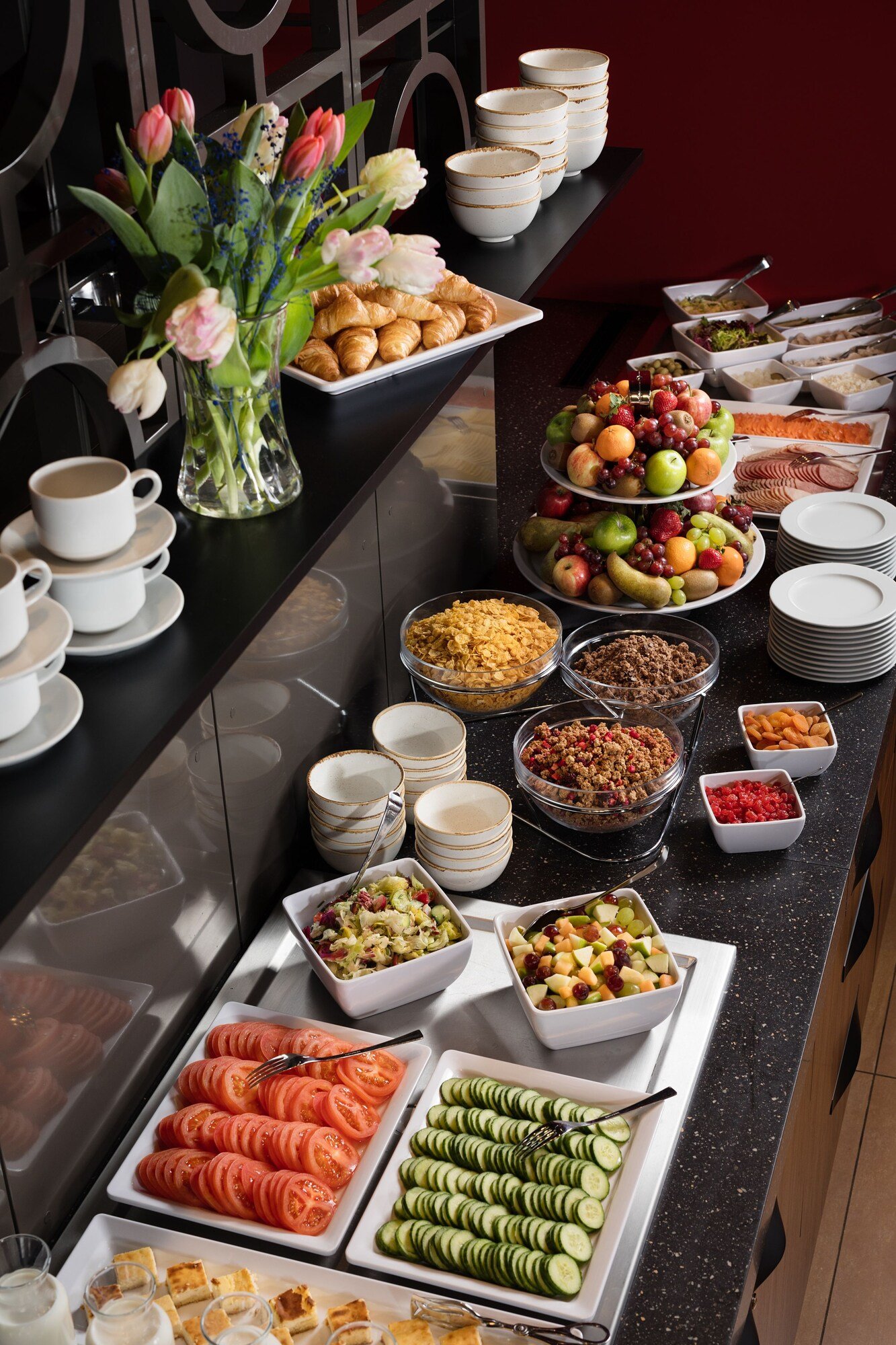 V Spa Hotel and Conference centre, at the table