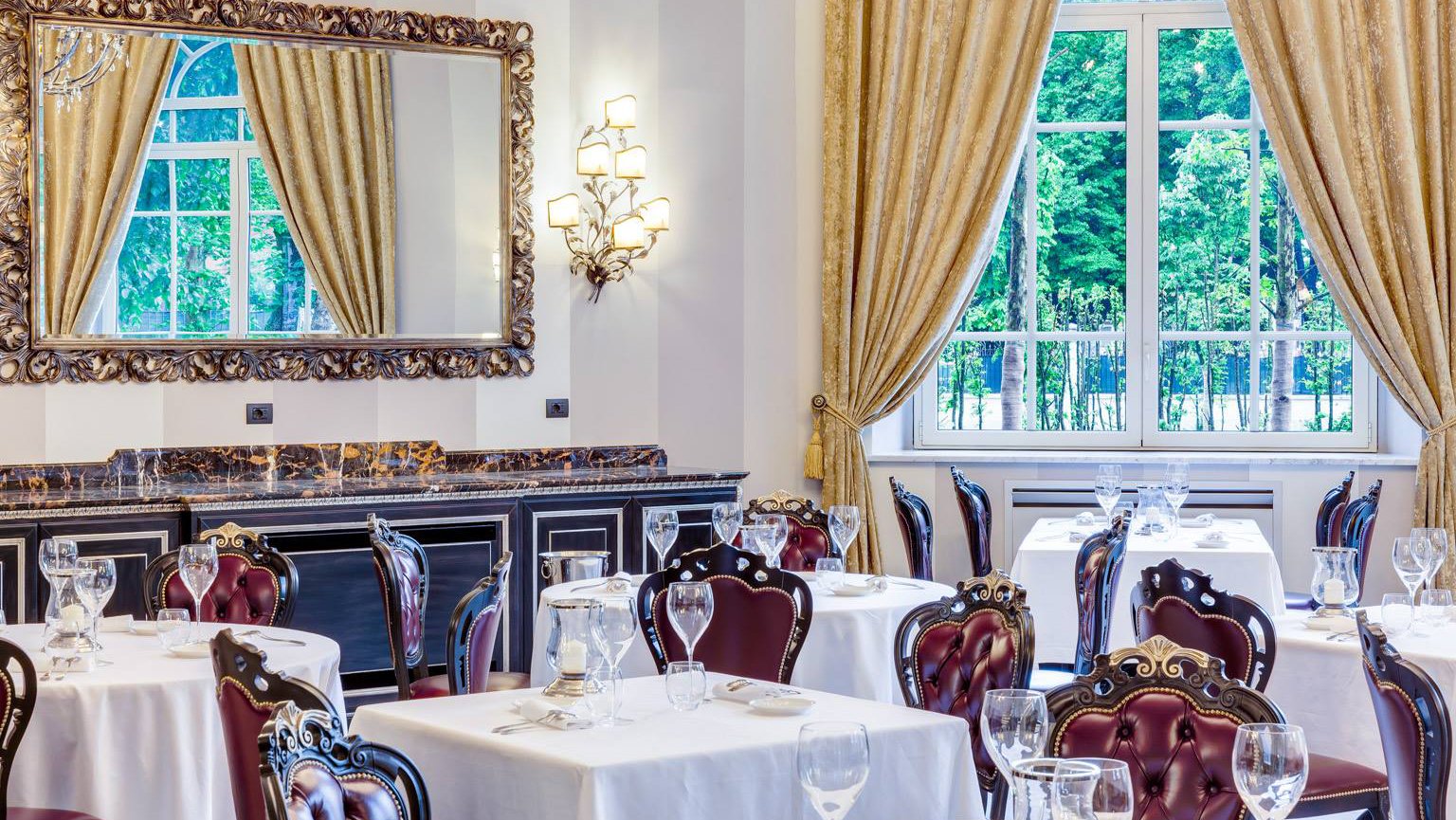 Park Hotel Pacchiosi, salotto colazioni
