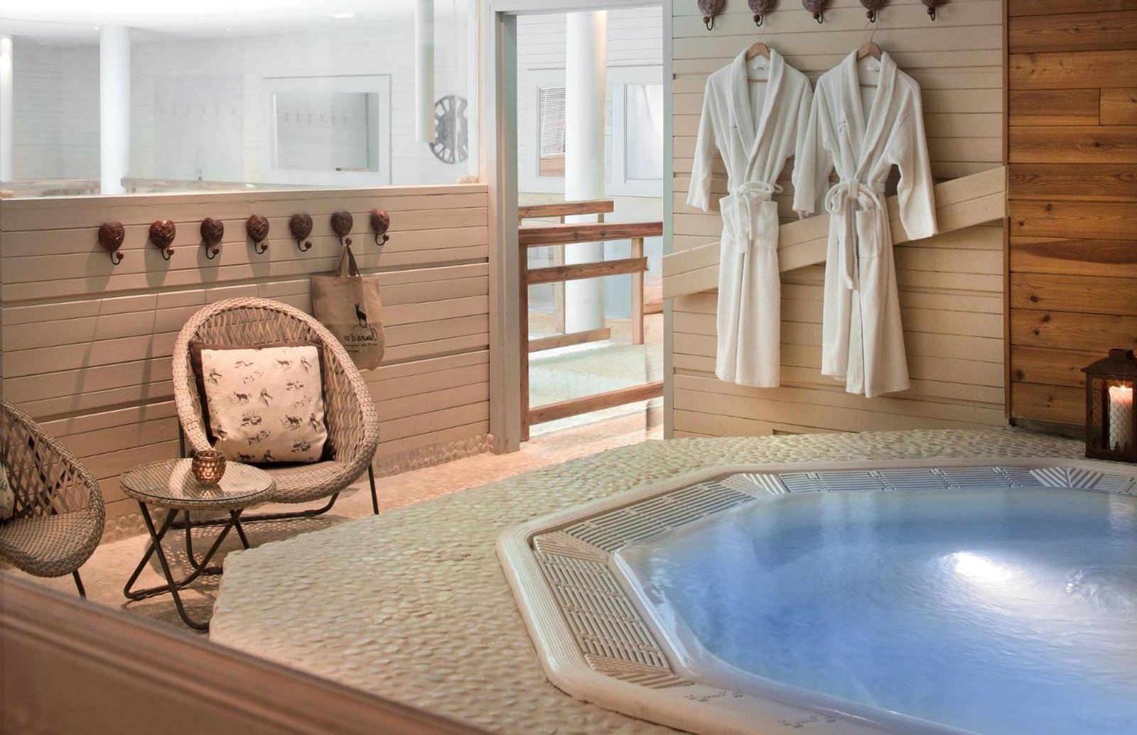 Au Chamois D'Or, the spa