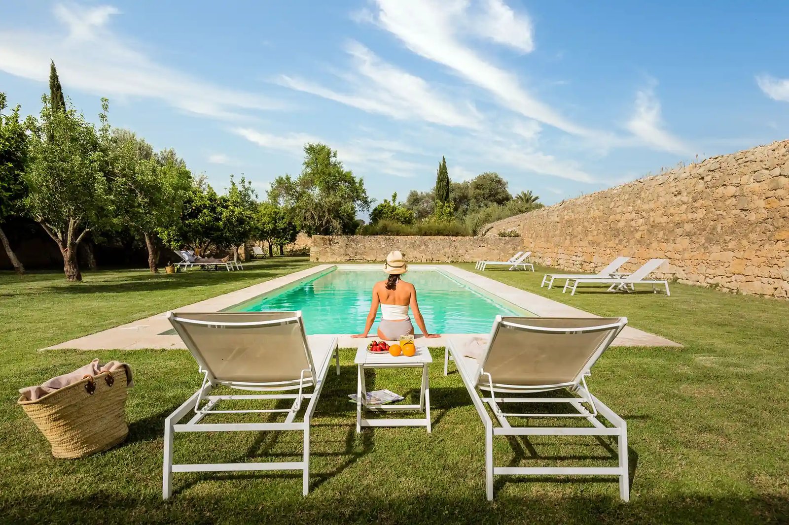 Baglio Occhipinti, the pool