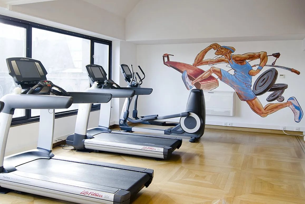 Hotel nhow Brussels Bloom, the gym