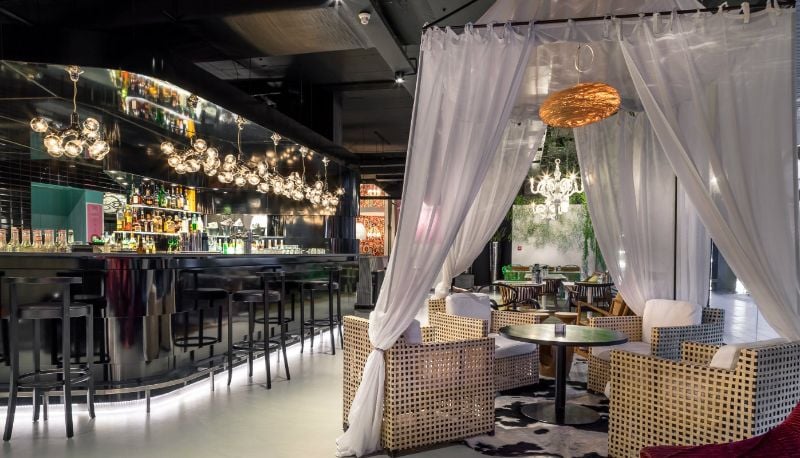 Hotel nhow Brussels Bloom, the hotel bar