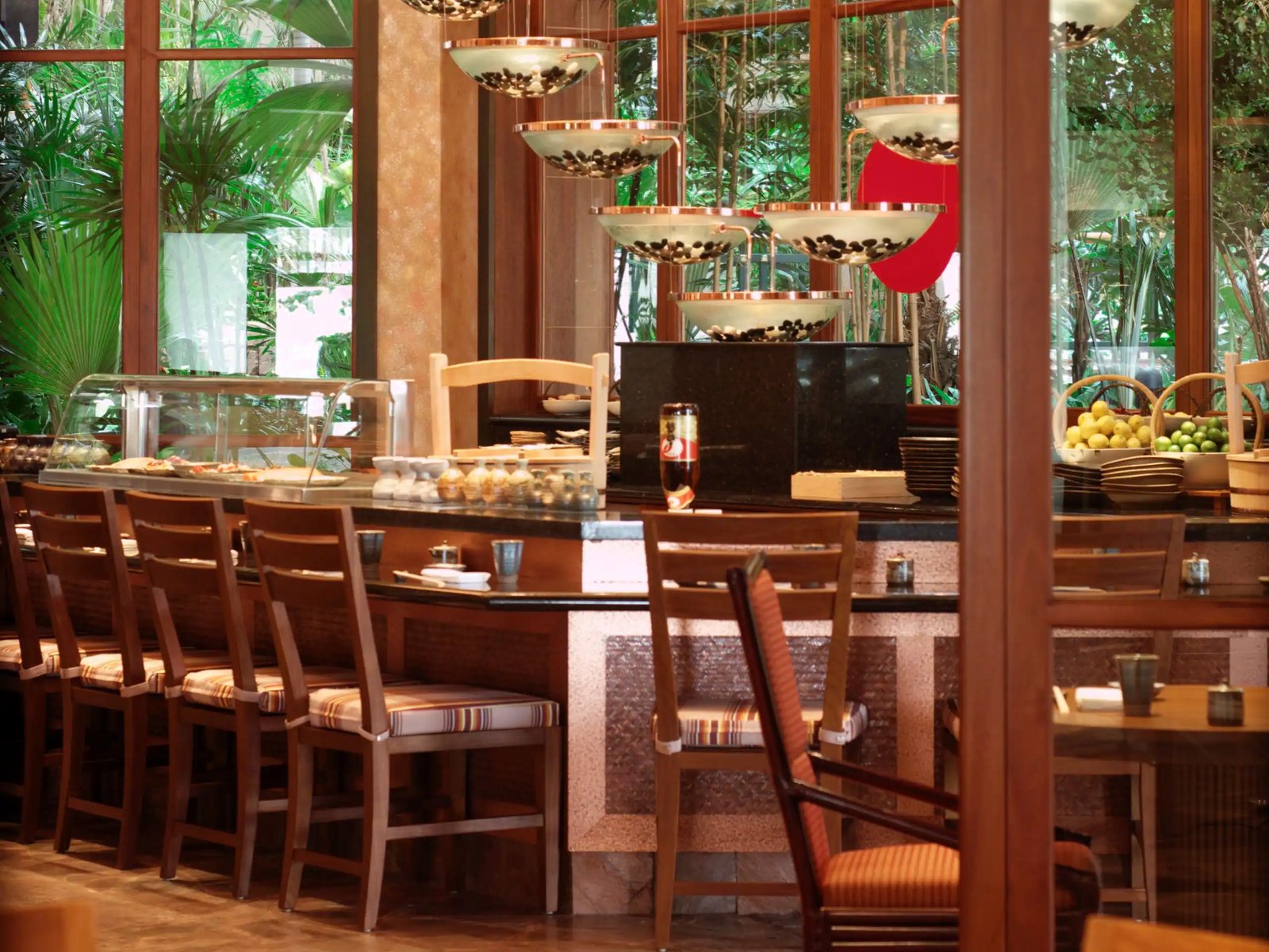 Grand Hyatt Dubai, at the table