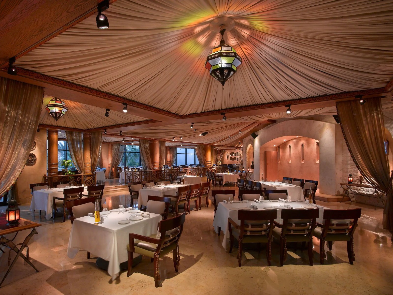 Grand Hyatt Dubai, at the table
