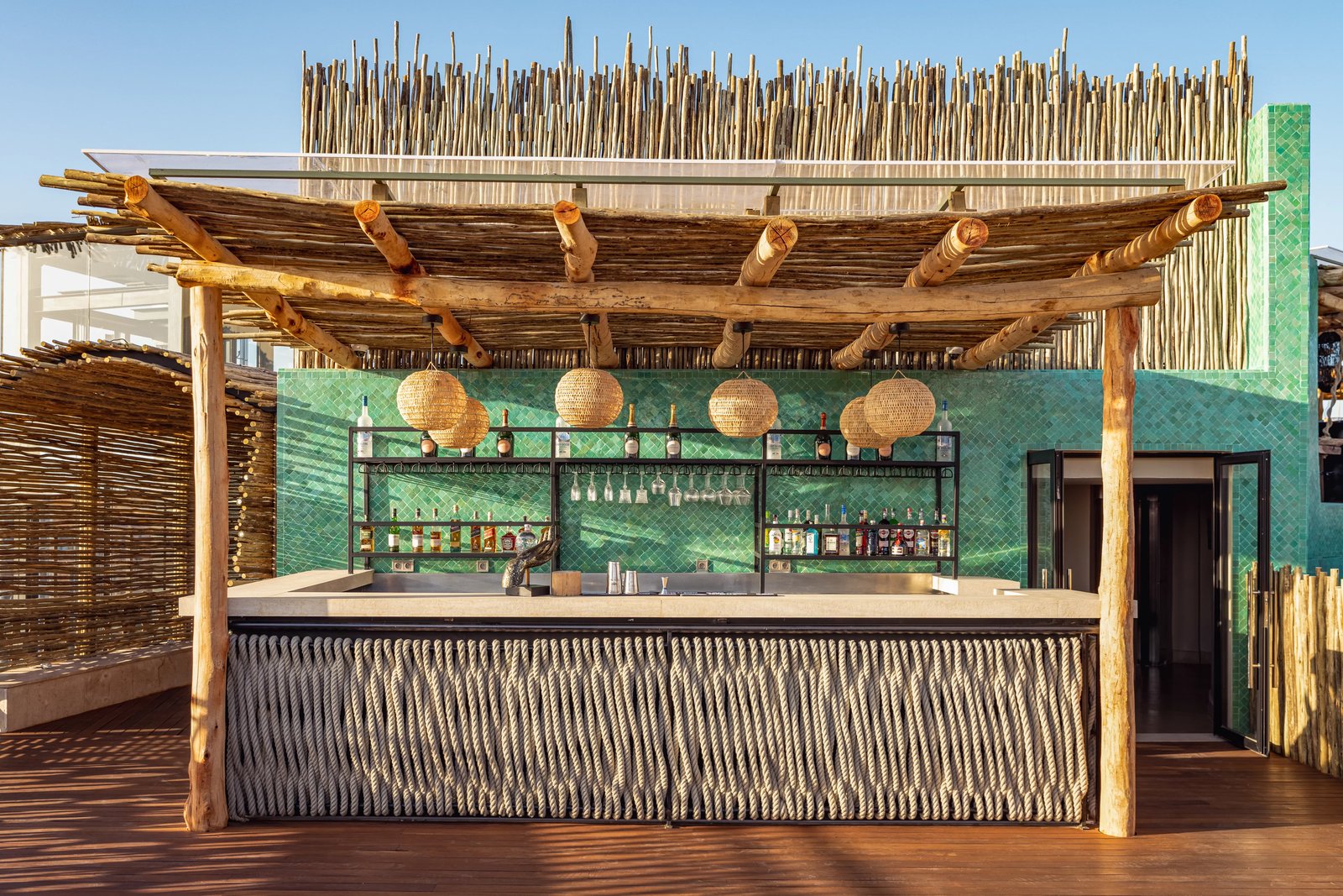 Nobu Hotel Marrakech, at the table