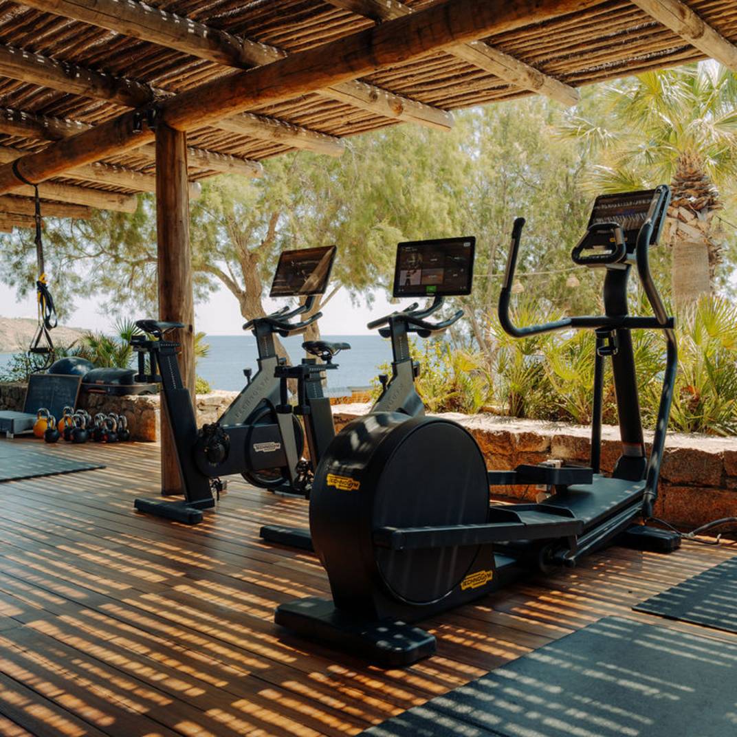 Soho Roc House, the outdoor gym