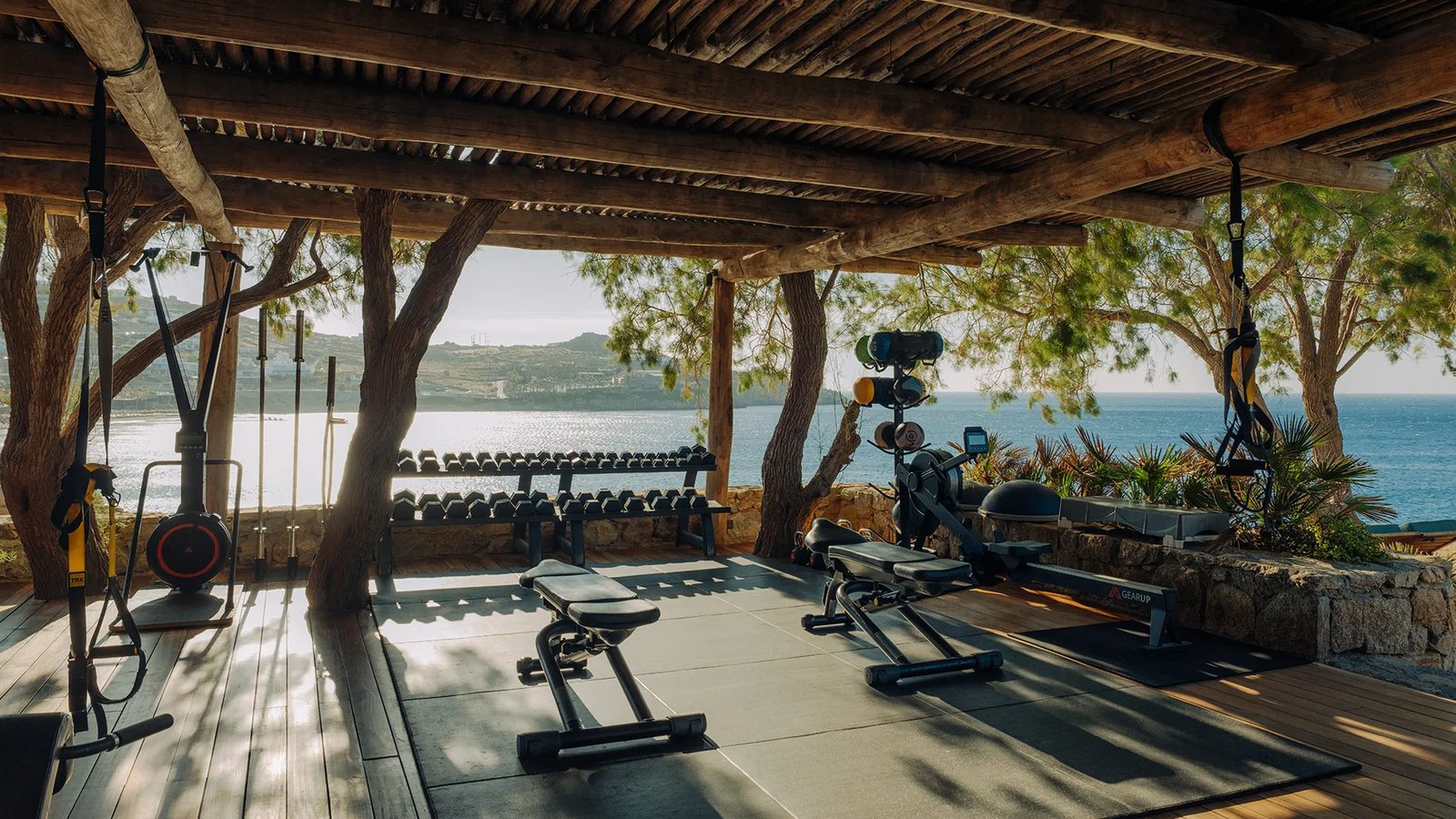 Soho Roc House, the outdoor gym