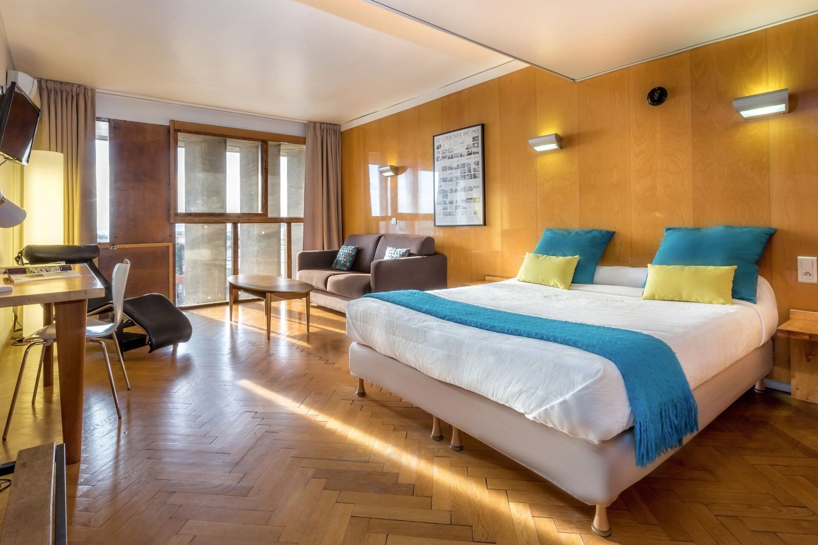 Hôtel Le Corbusier, rooms