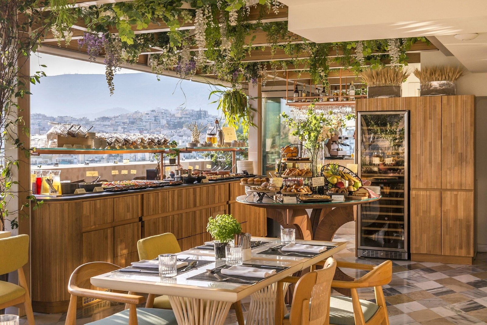 Niche Hotel Athens, stork rooftop bar restaurant
