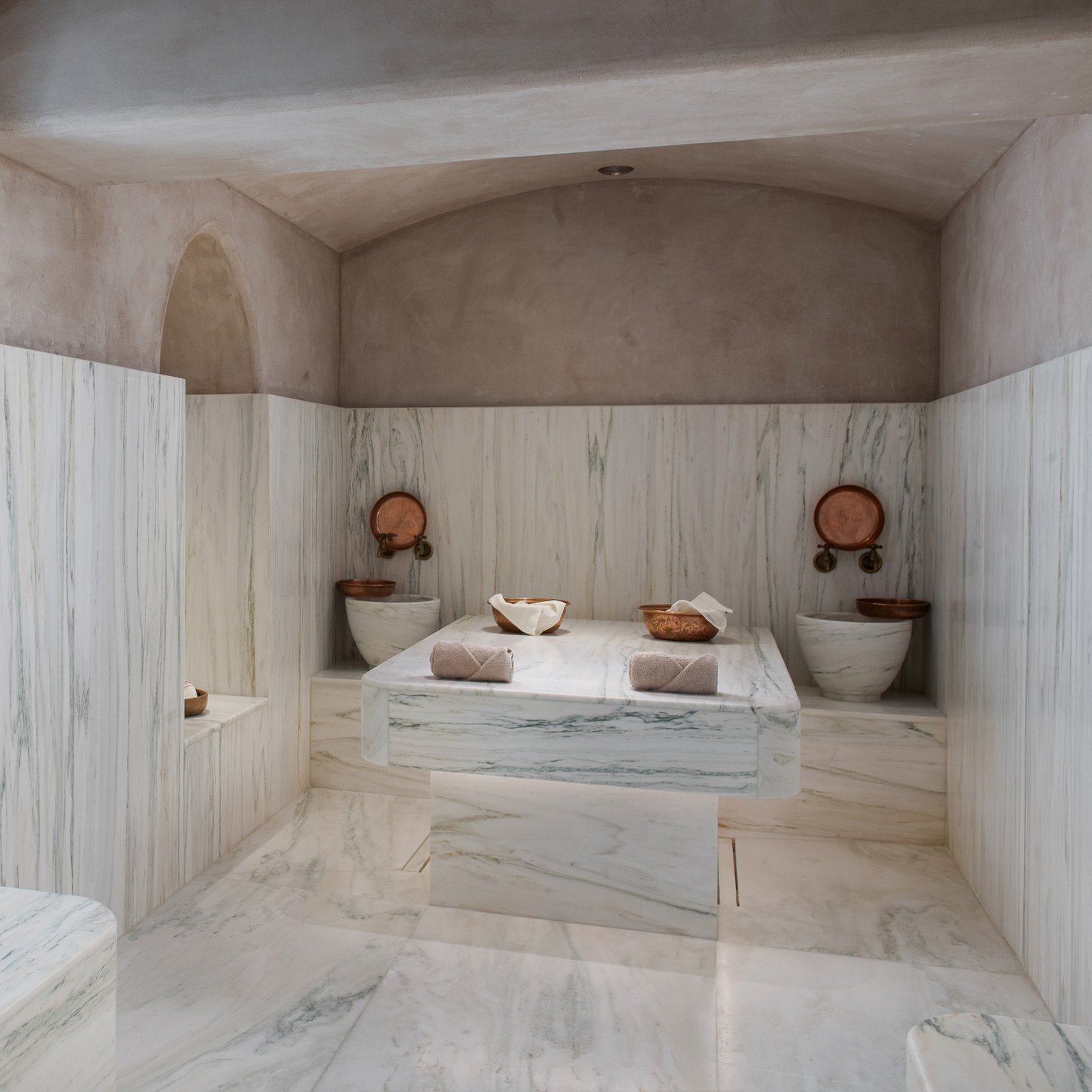 Niche Hotel Athens, the hammam and pool