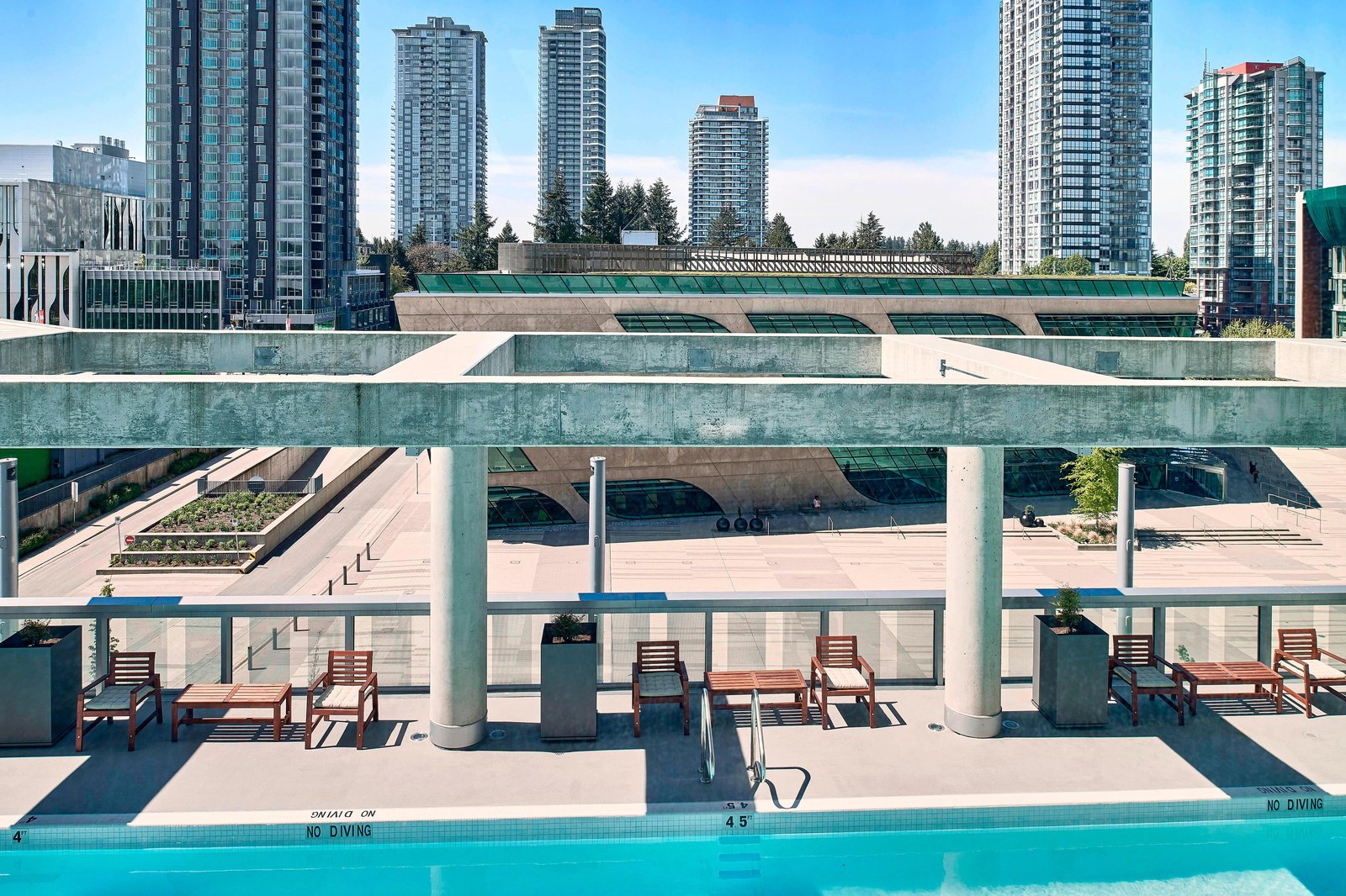 Civic Hotel, the pool