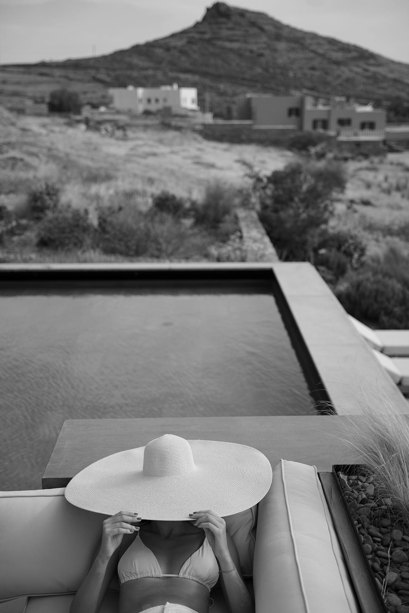PNOĒS Tinos, the pool