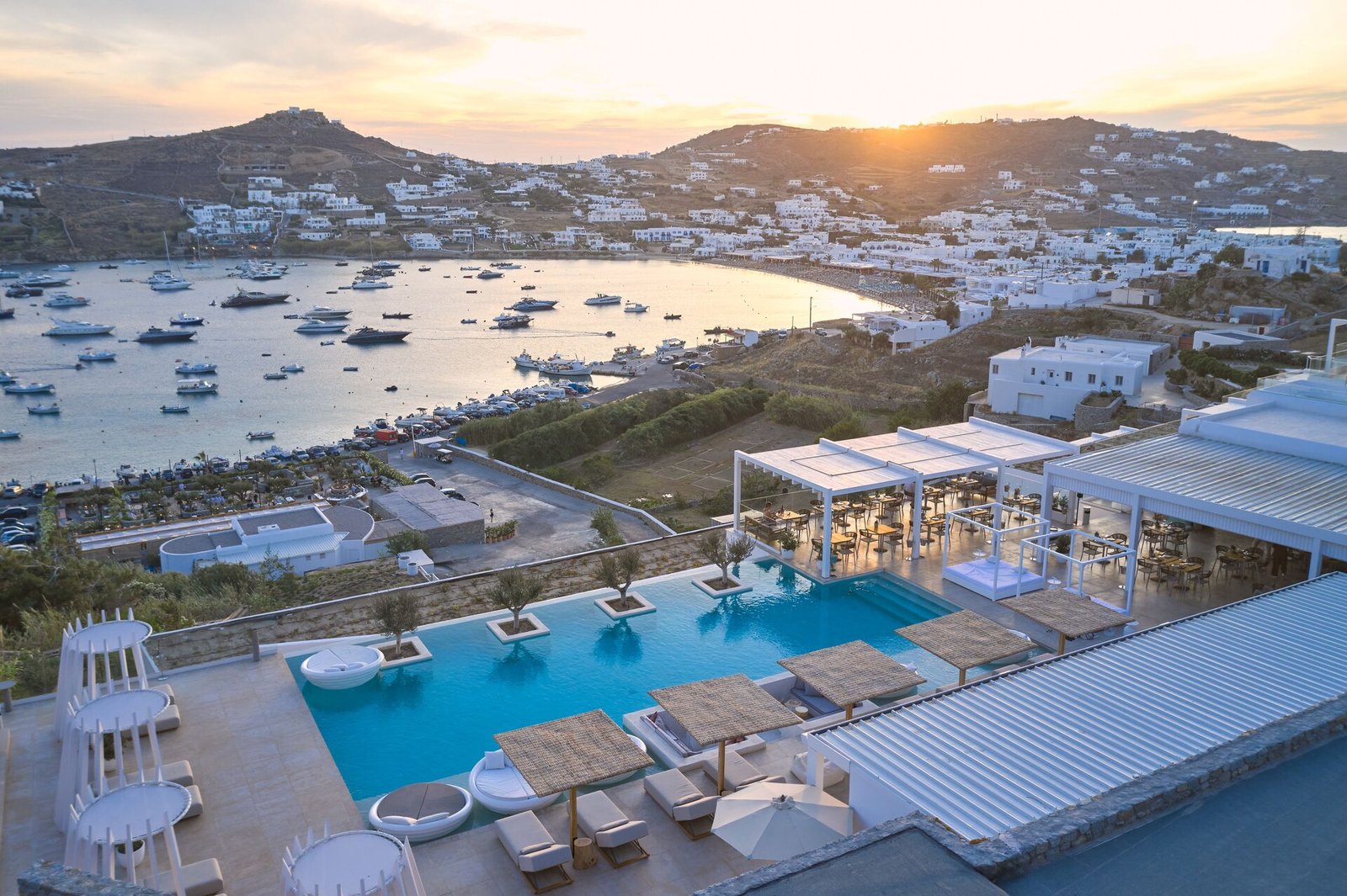 Once in Mykonos, Designed For Adults, the pool