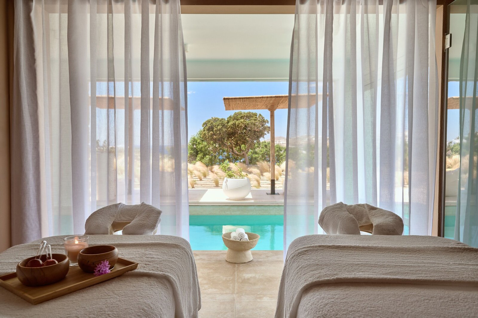 Once in Mykonos, Designed For Adults, the spa