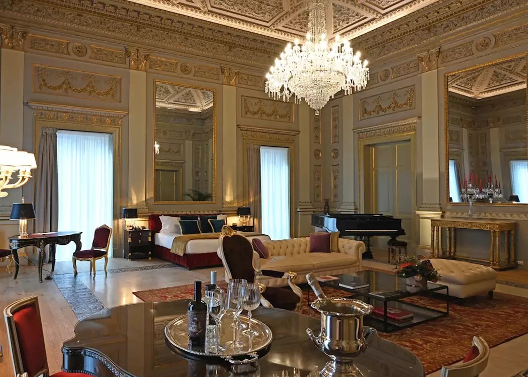 Grand Hotel et Des Palmes, rooms