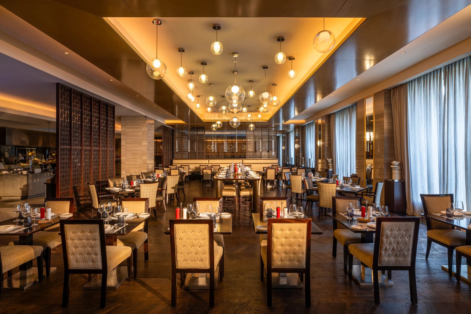 Fairmont Jakarta, at the table