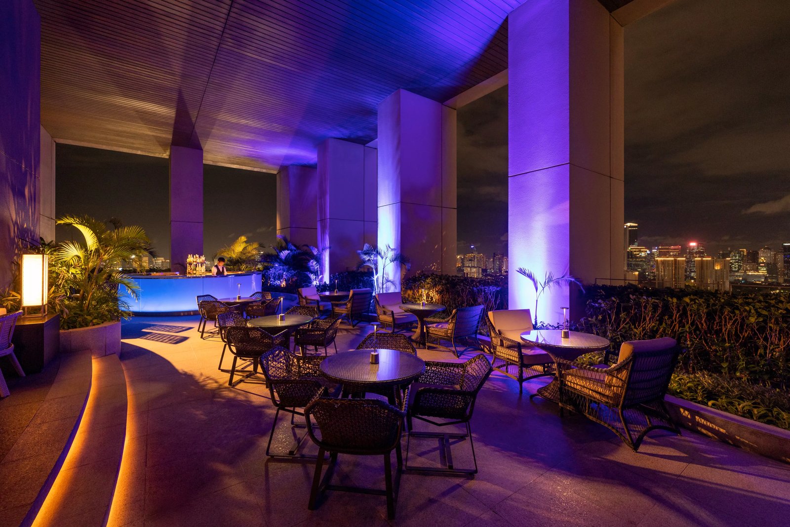 Fairmont Jakarta, at the table