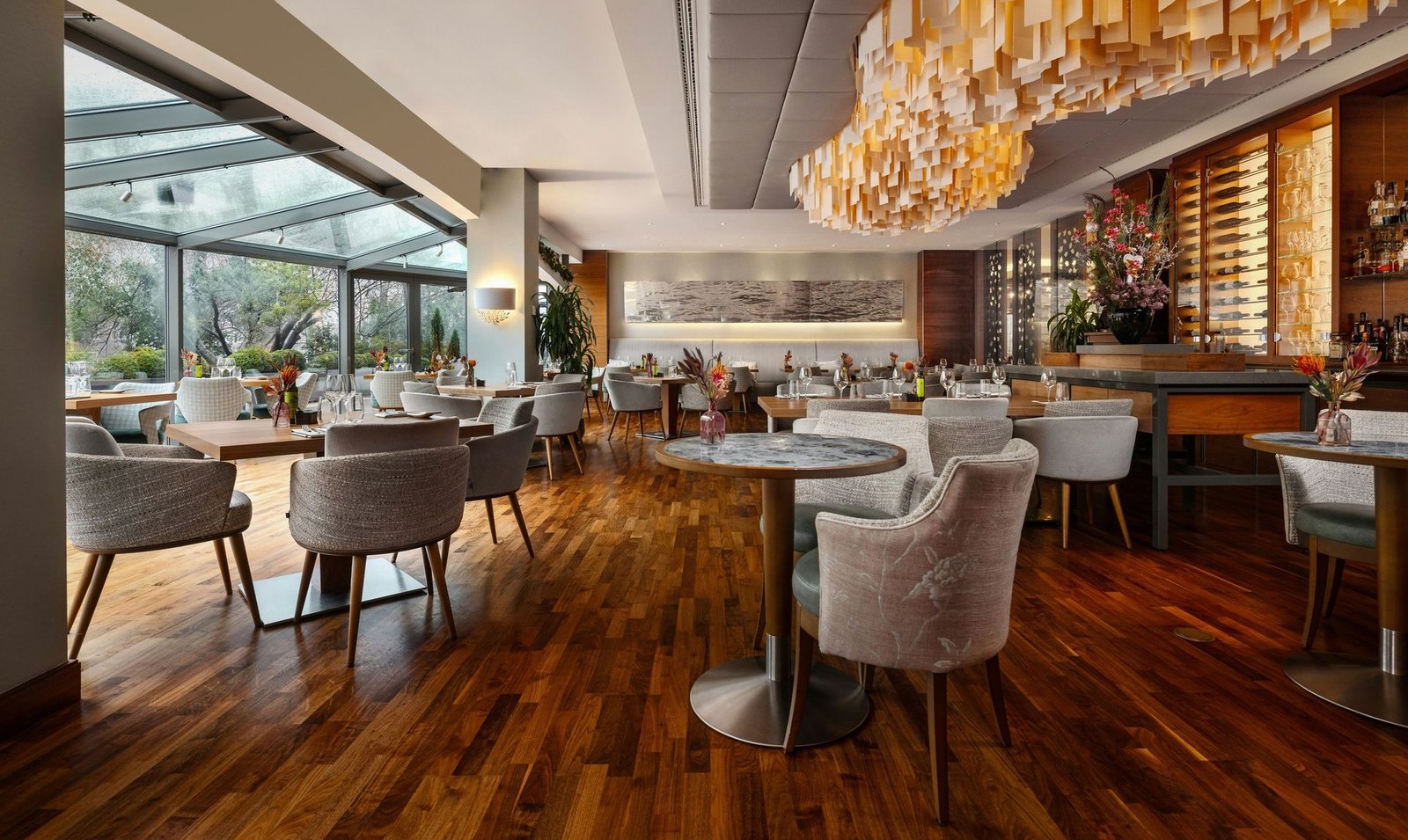 Hotel Okura Amsterdam, at the table