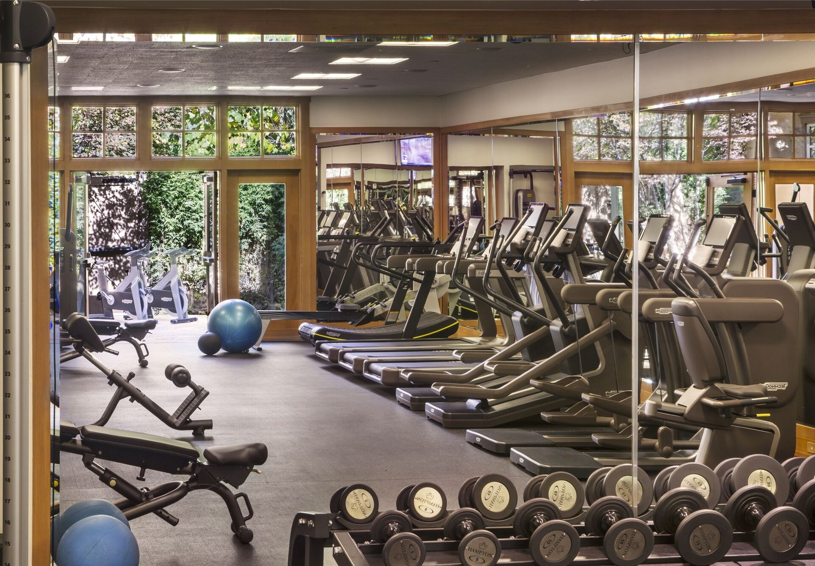 Cordevalle, the gym