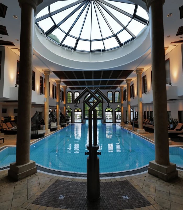Schlosshotel Kitzbühel, the pool
