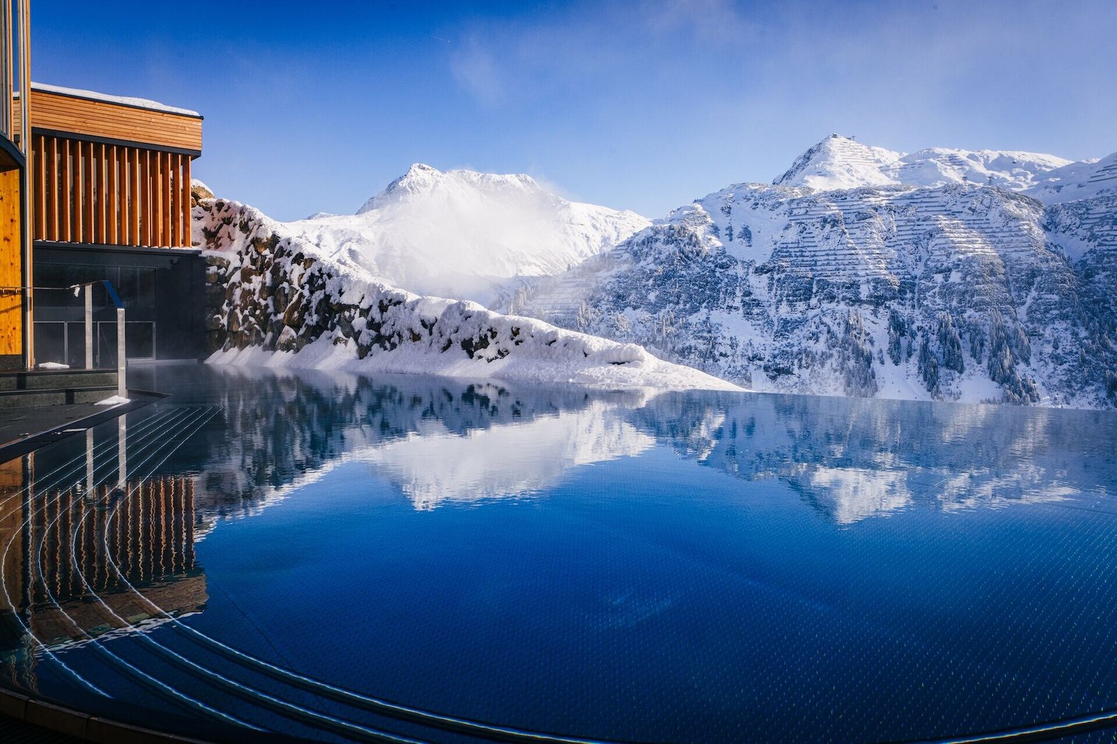 Goldener Berg, the pool