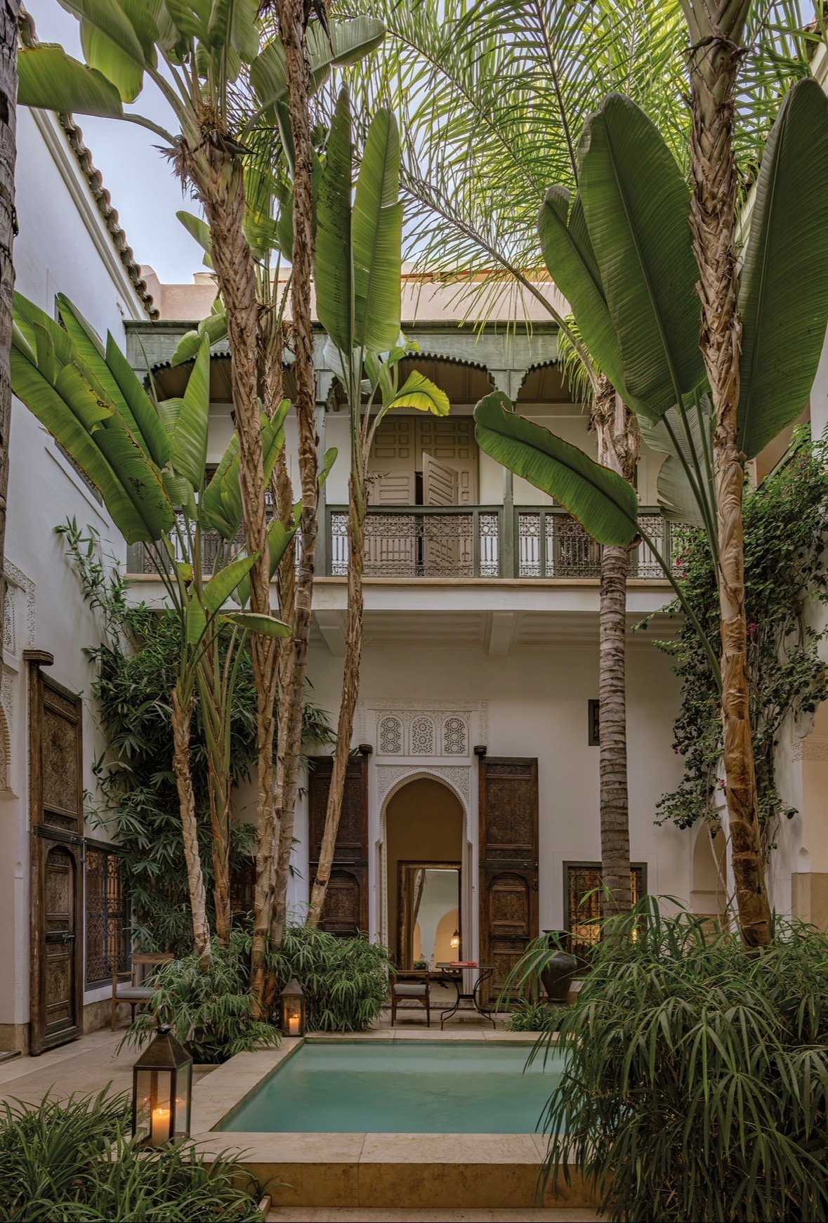 Riad Jaaneman, the pool