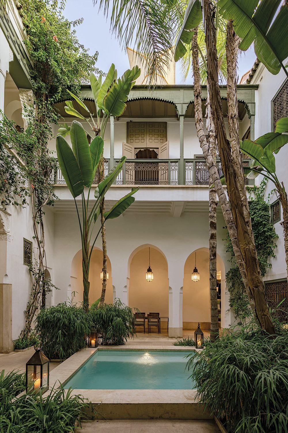 Riad Jaaneman, the pool