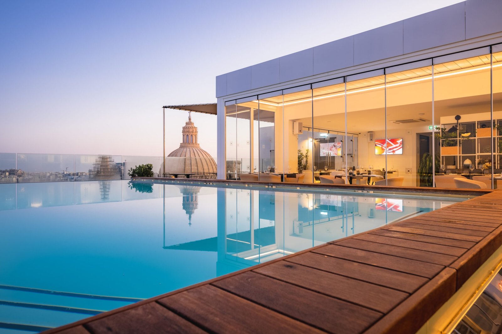 The Embassy Valletta Hotel, the pool