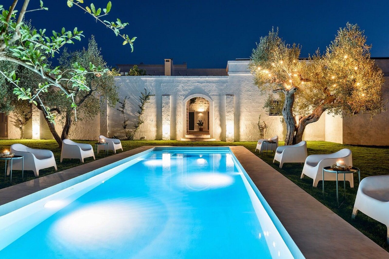 Masseria Narducci, the pool