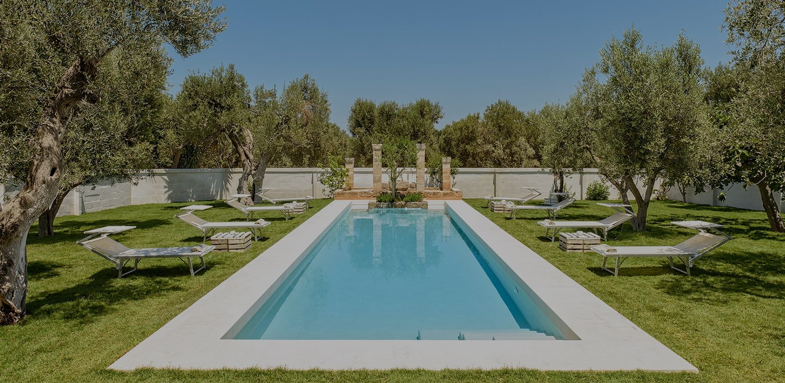 Masseria Narducci, the pool