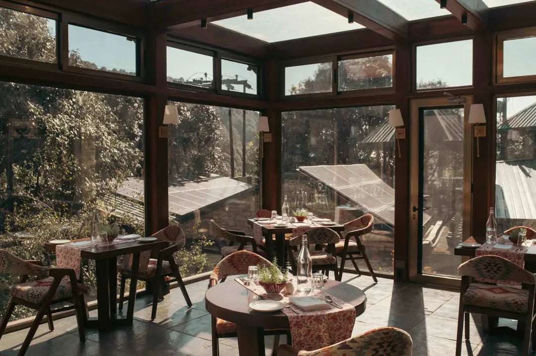 Brij Atmanya Bhowali Nainital - A Luxury Mountain escape, at the table