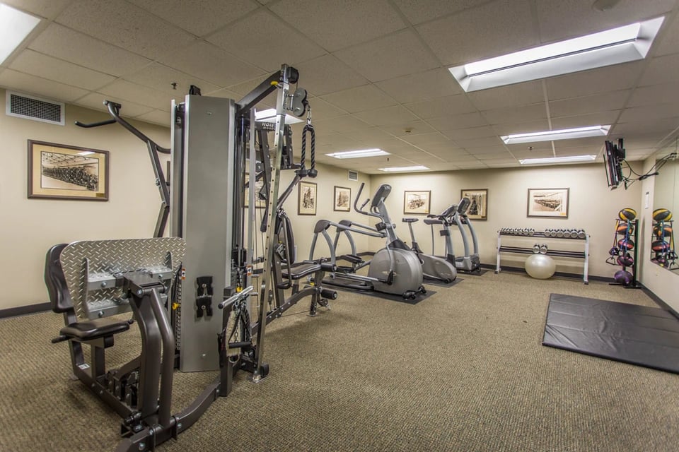 Ironworks Hotel Beloit, the gym
