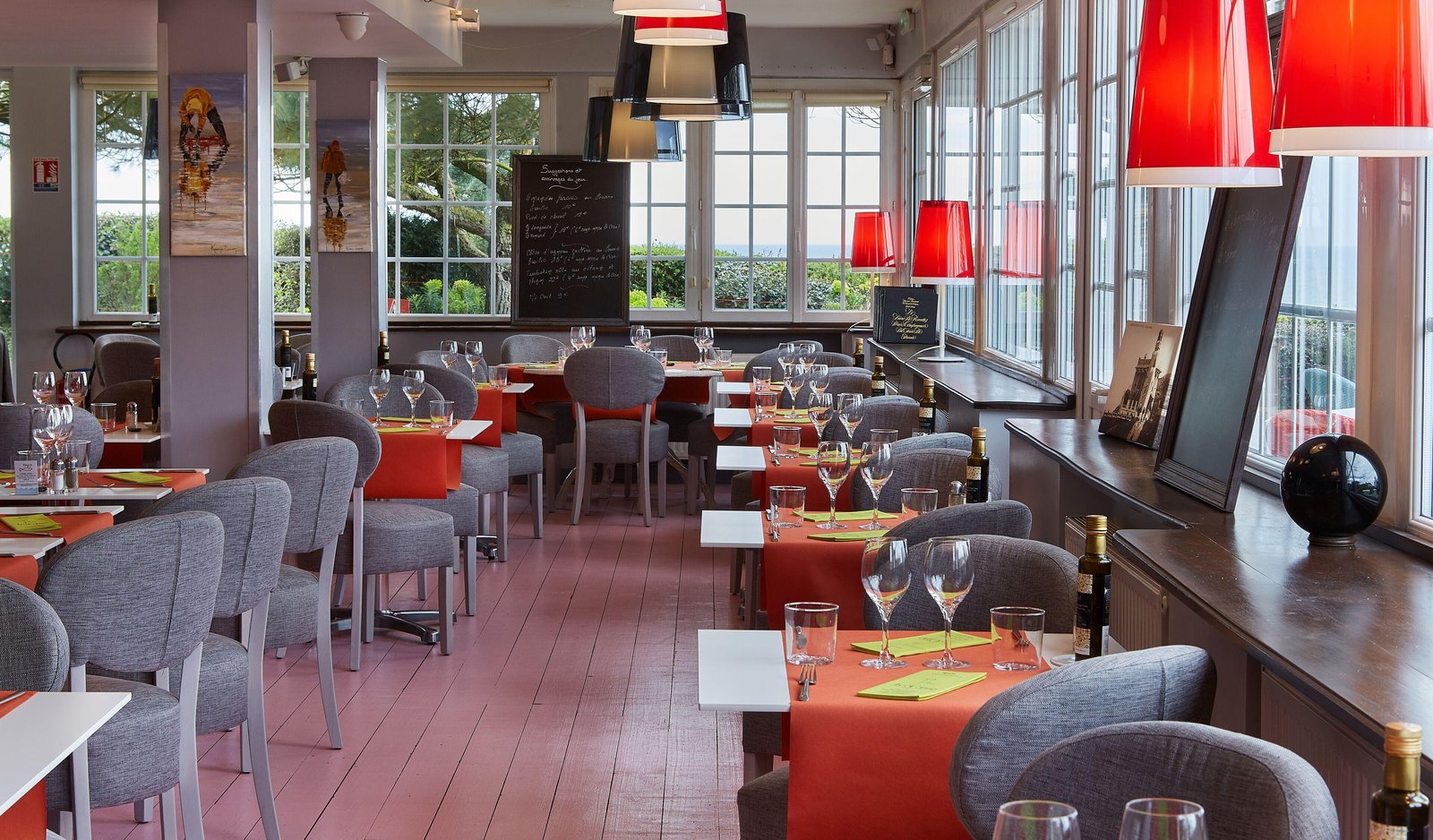 Hotel Le Cise, at the table