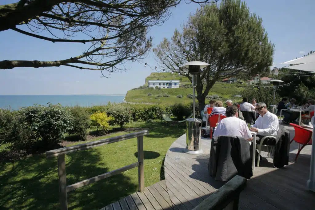 Hotel Le Cise, at the table