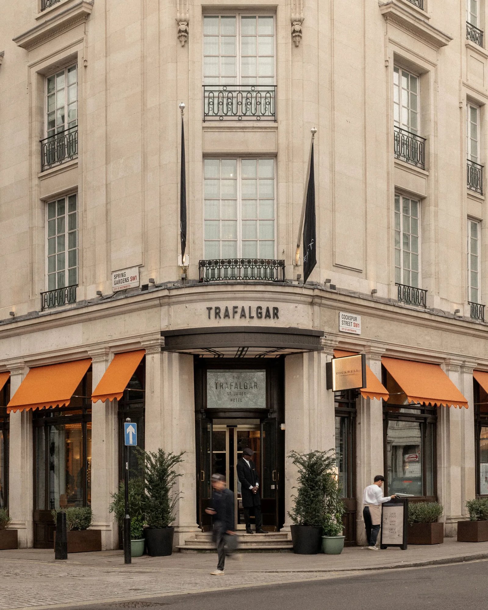 Trafalgar St. James — backstory