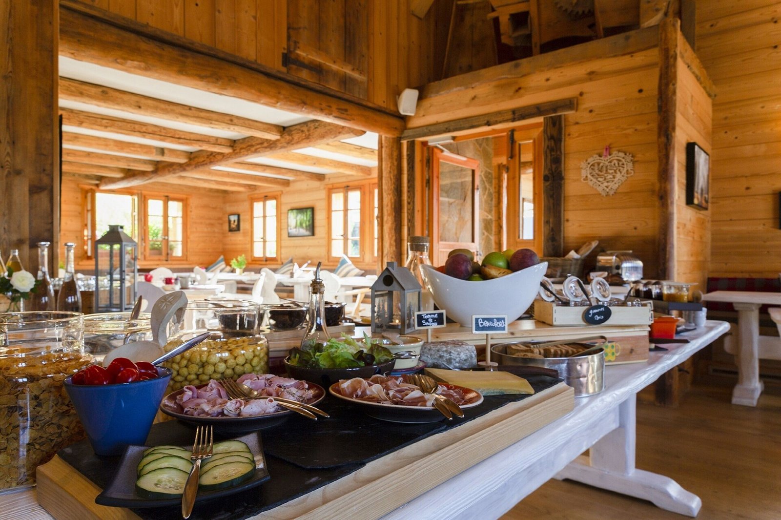 Chalet-Hôtel La Ferme du Chozal, restaurant de la ferme du chozal