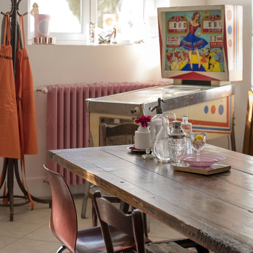 La Maison d'Ambronay, at the table