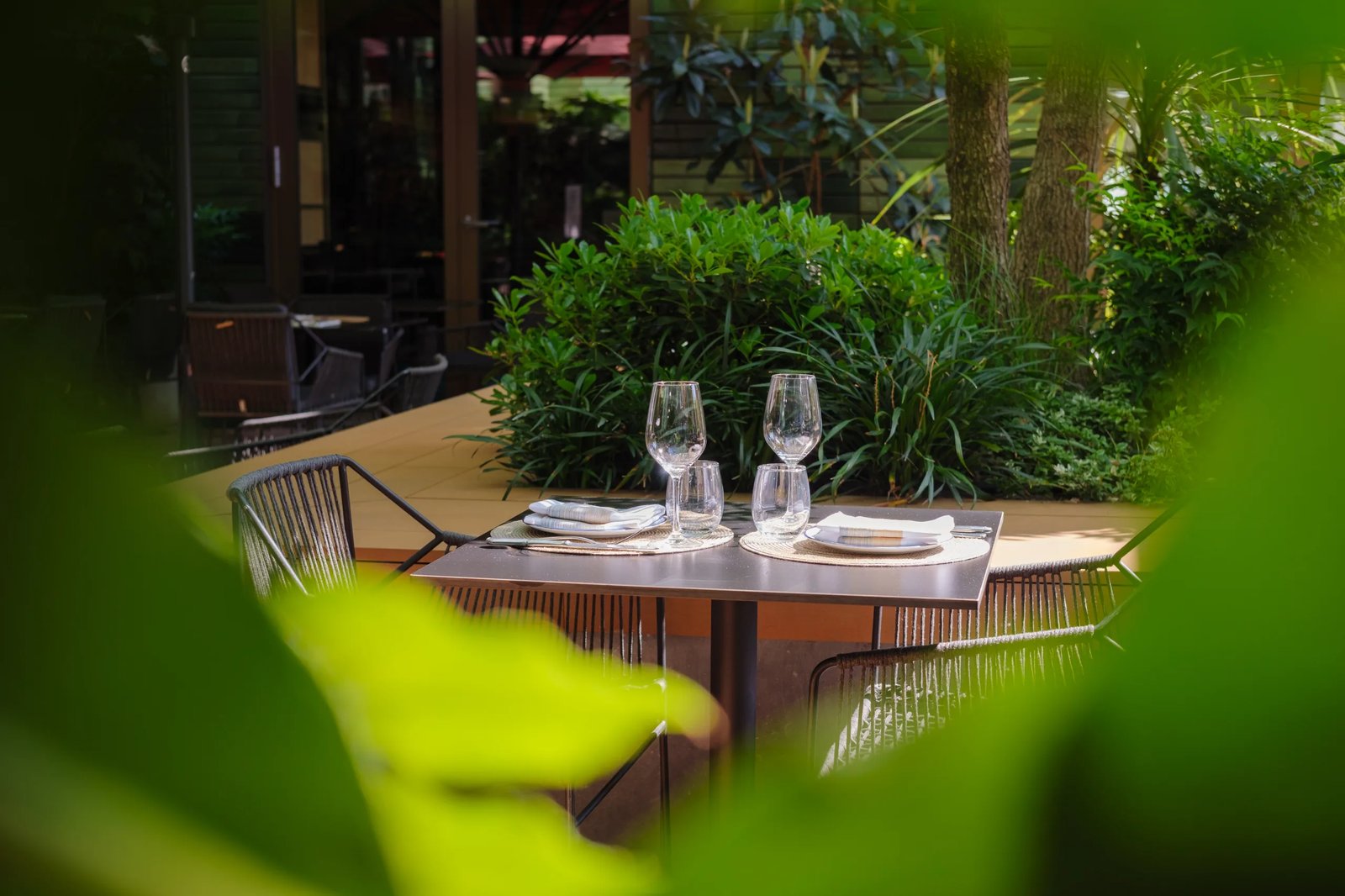 Hyatt Regency Amsterdam, at the table
