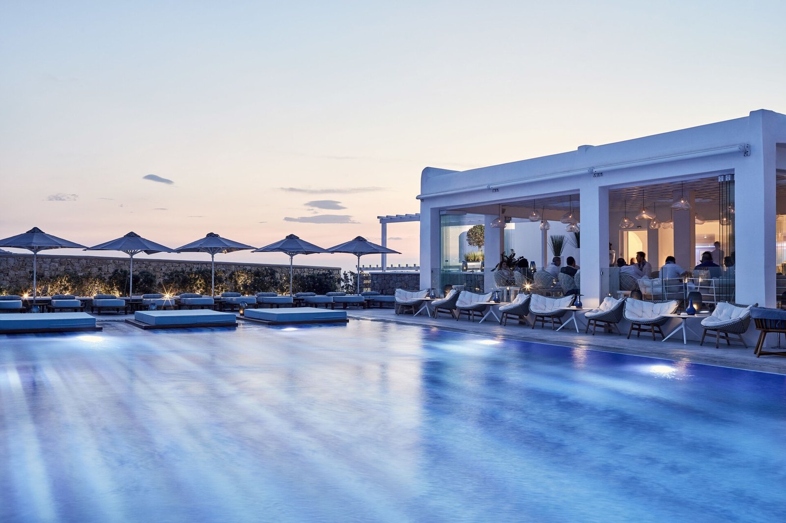 Myconian Kyma, the pool
