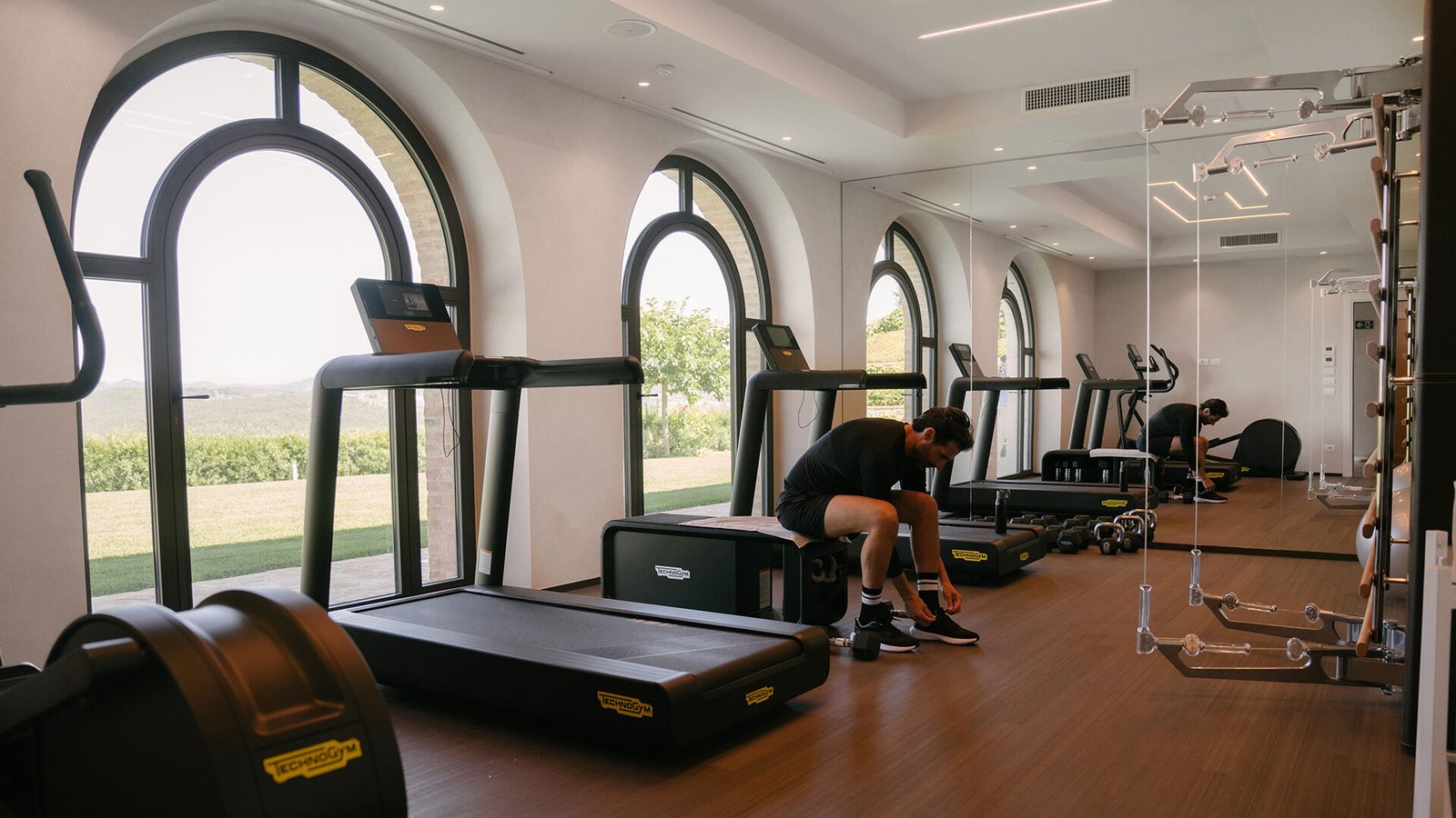 The Club House, the gym