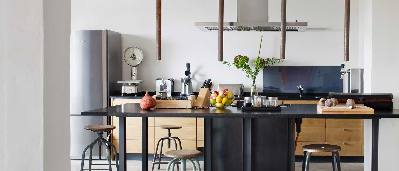 Metafort, communal open kitchen and lounge